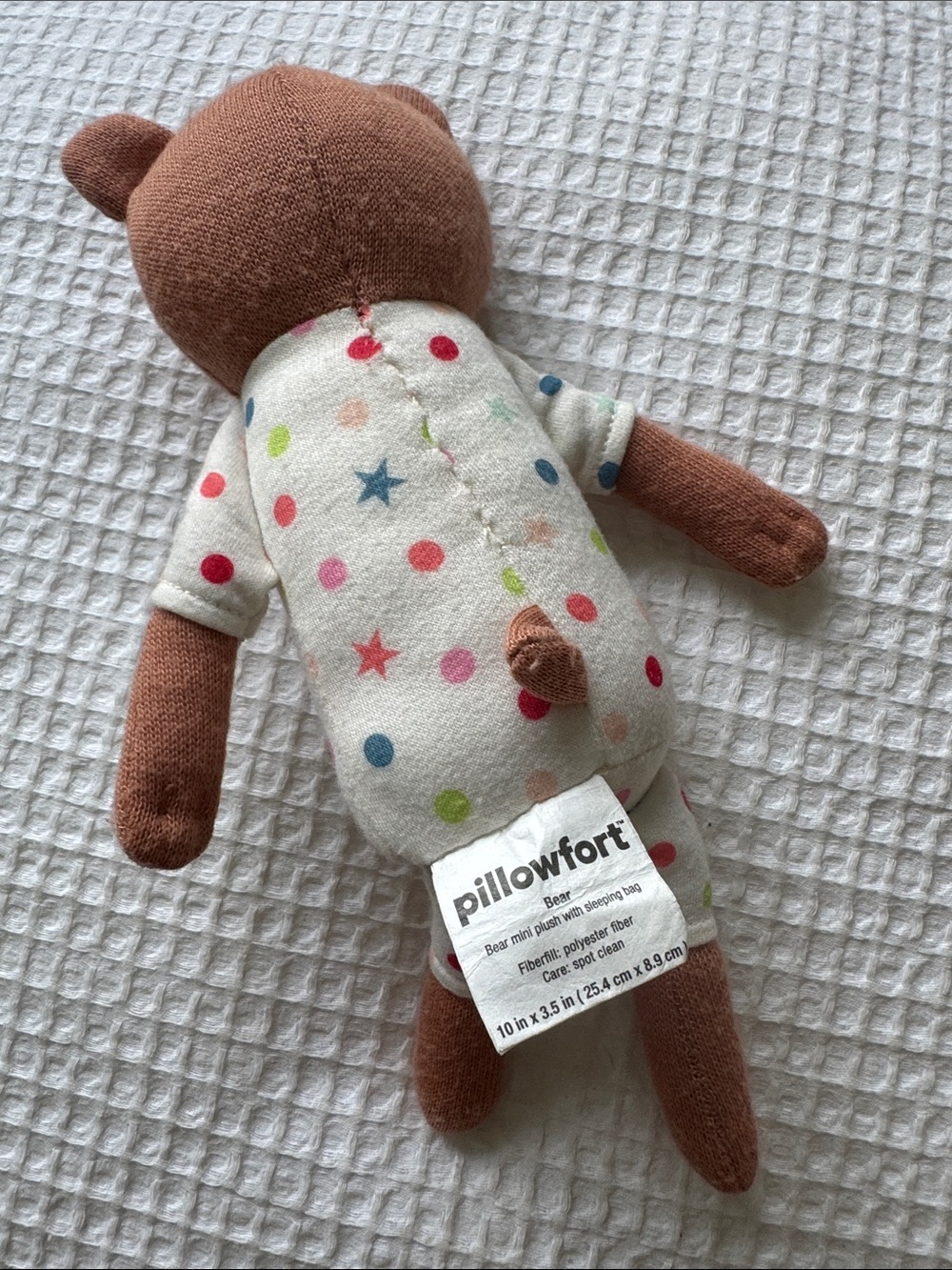 Pillowfort Bear Plush Sleeping Bag Stuffed Animal Lovey OEKO TEX - Picture 7 of 8